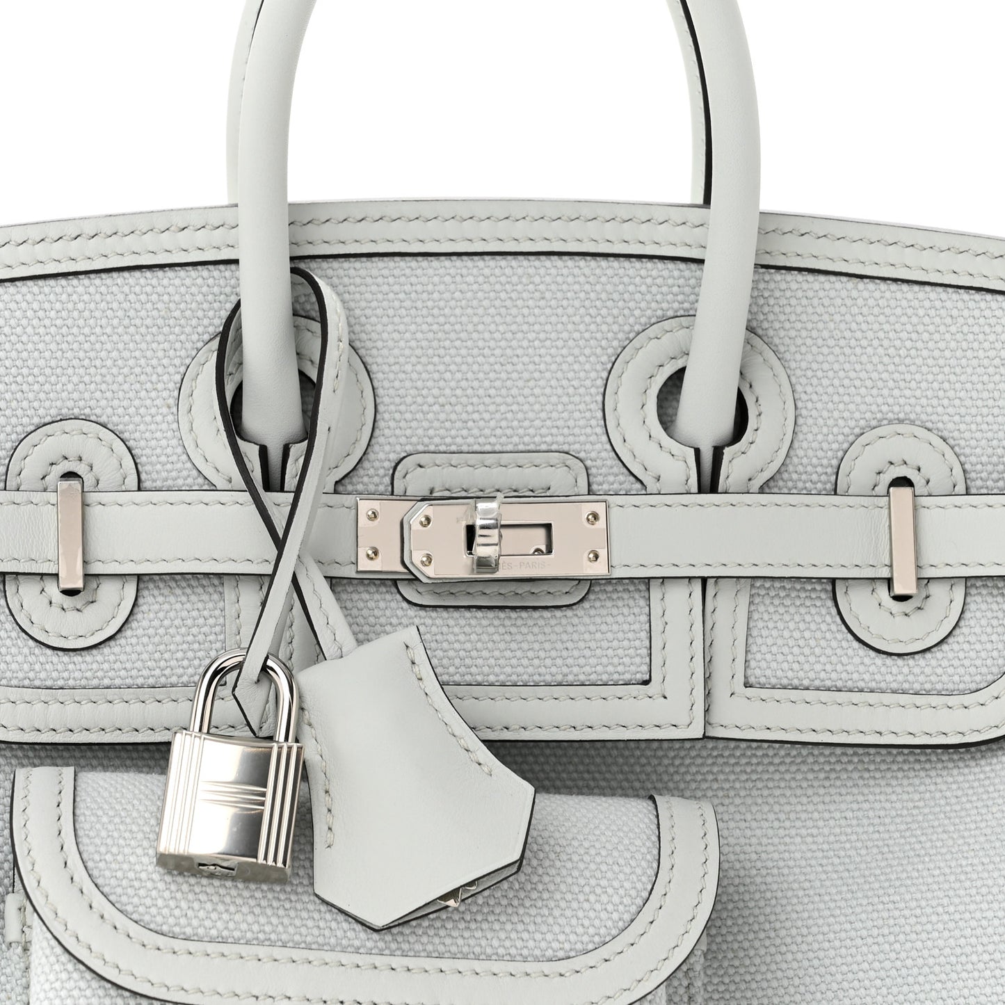Toile Goeland Swift Cargo Birkin 25 Gris Platine