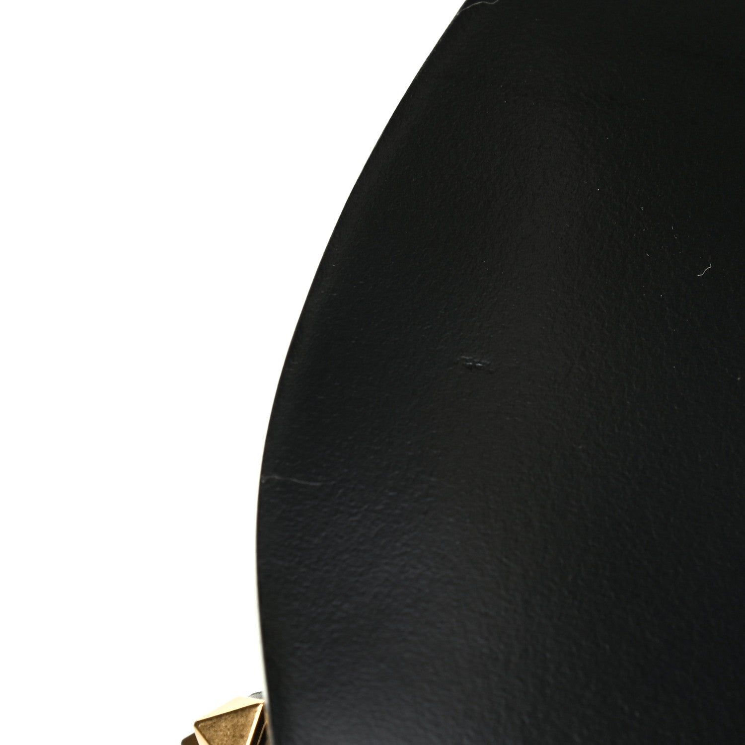 Valentino Garavani Calfskin Rockstud Flair Flat Thong Sandals 37.5 Black 8 of 9