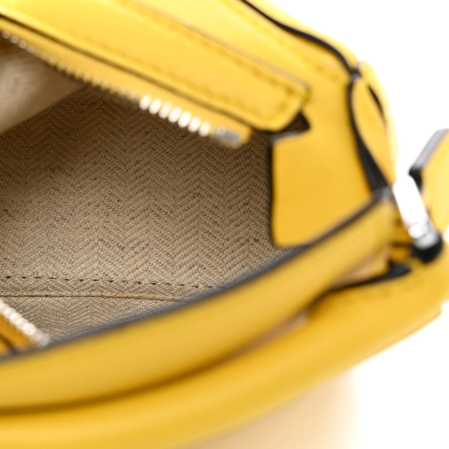 Loewe Calfskin Nano Puzzle Bag Yellow 5 of 10