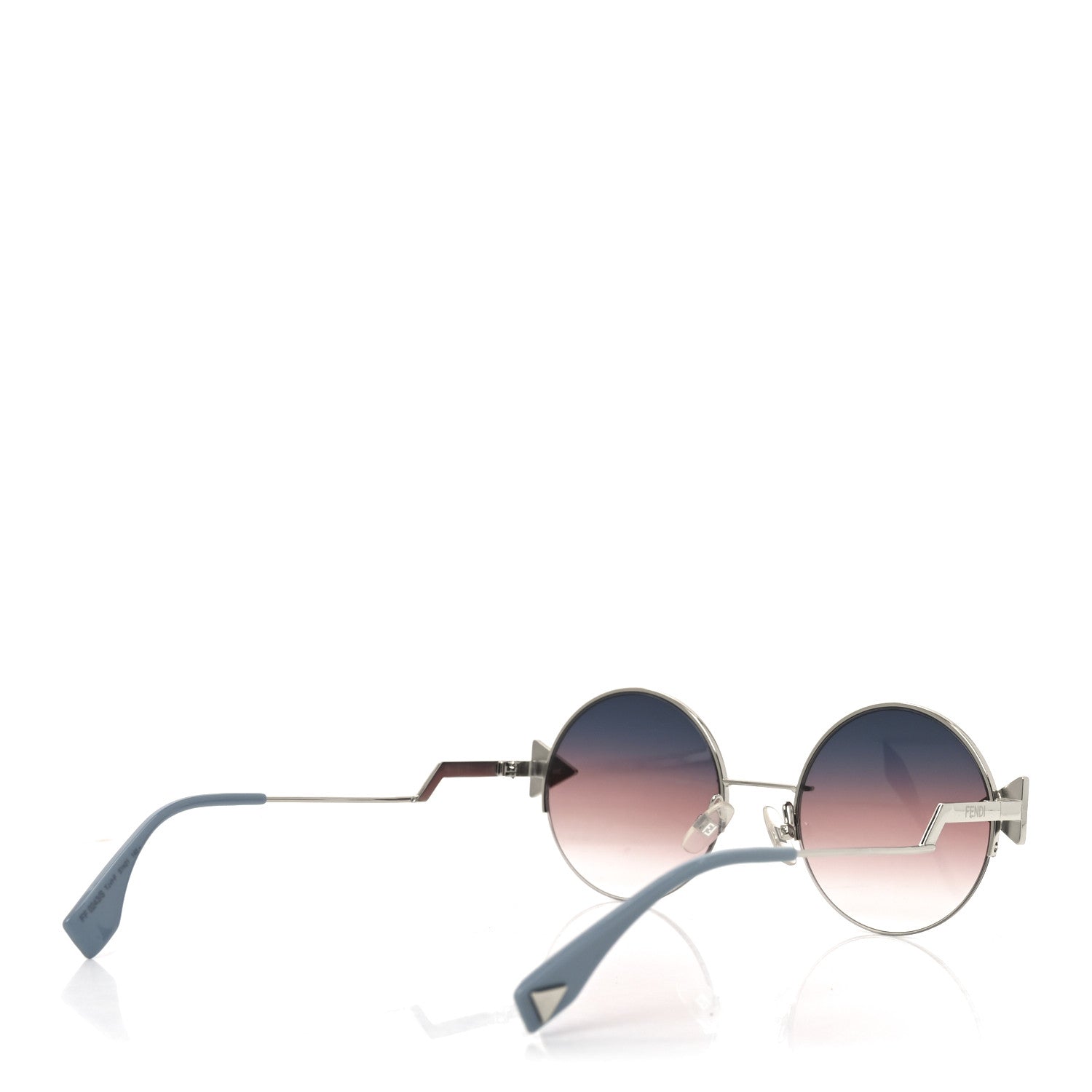 Fendi Crystal Sunglasses FF 0243/S Silver Blue 9 of 14