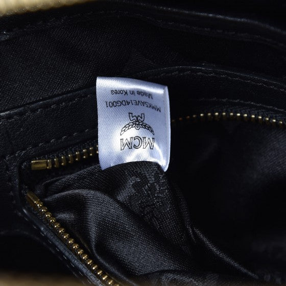 Metallic Visetos Studded Small Dual Stark Backpack Gold