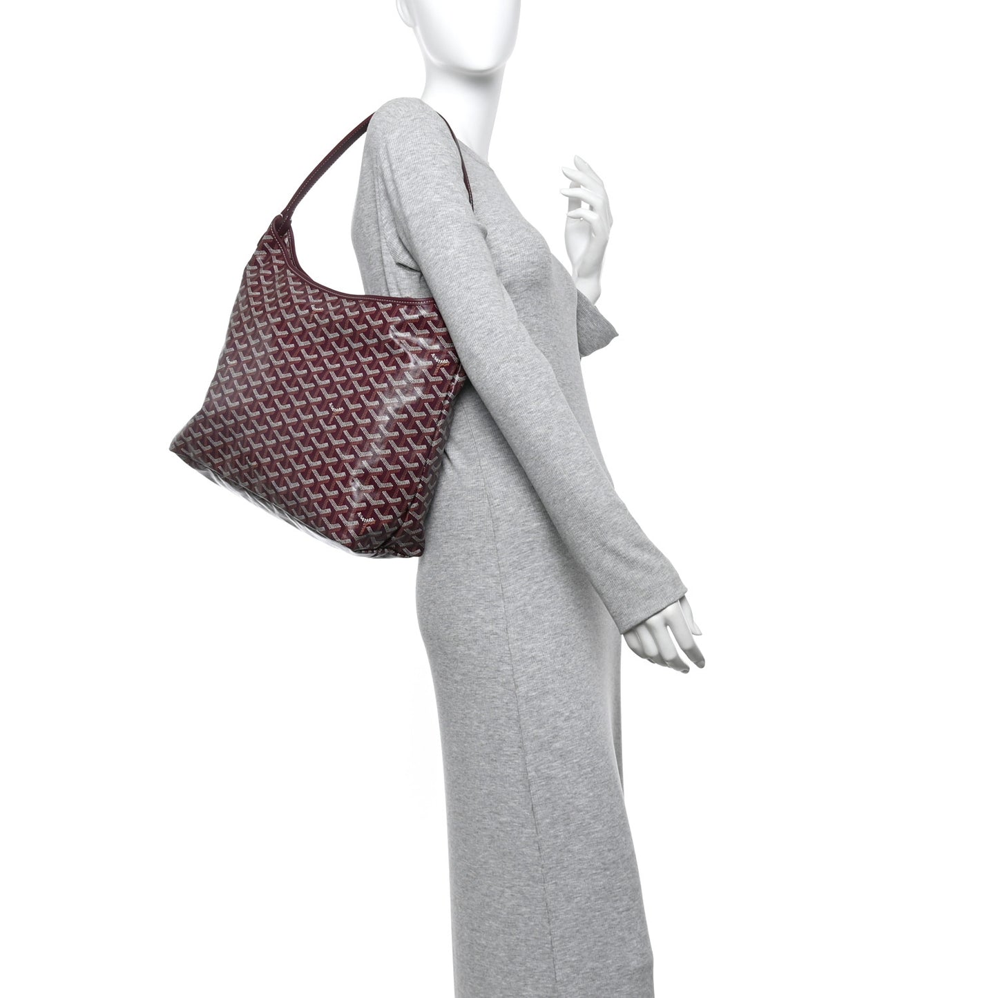 Goyardine Boheme Hobo Burgundy