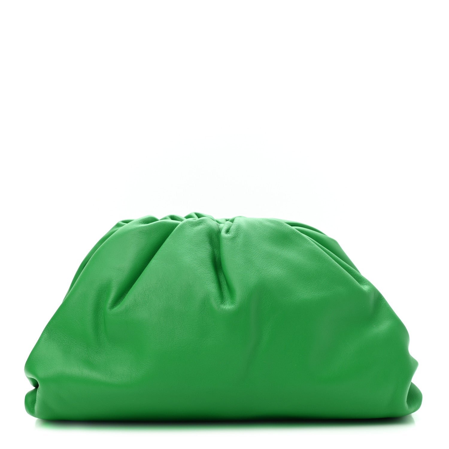 Bottega Veneta Smooth Butter Calf The Pouch Oversized Clutch Parakeet 1 of 8