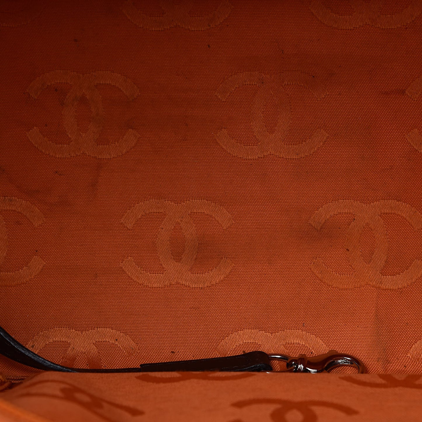 Calfskin Quilted Large Cambon Tote Brown