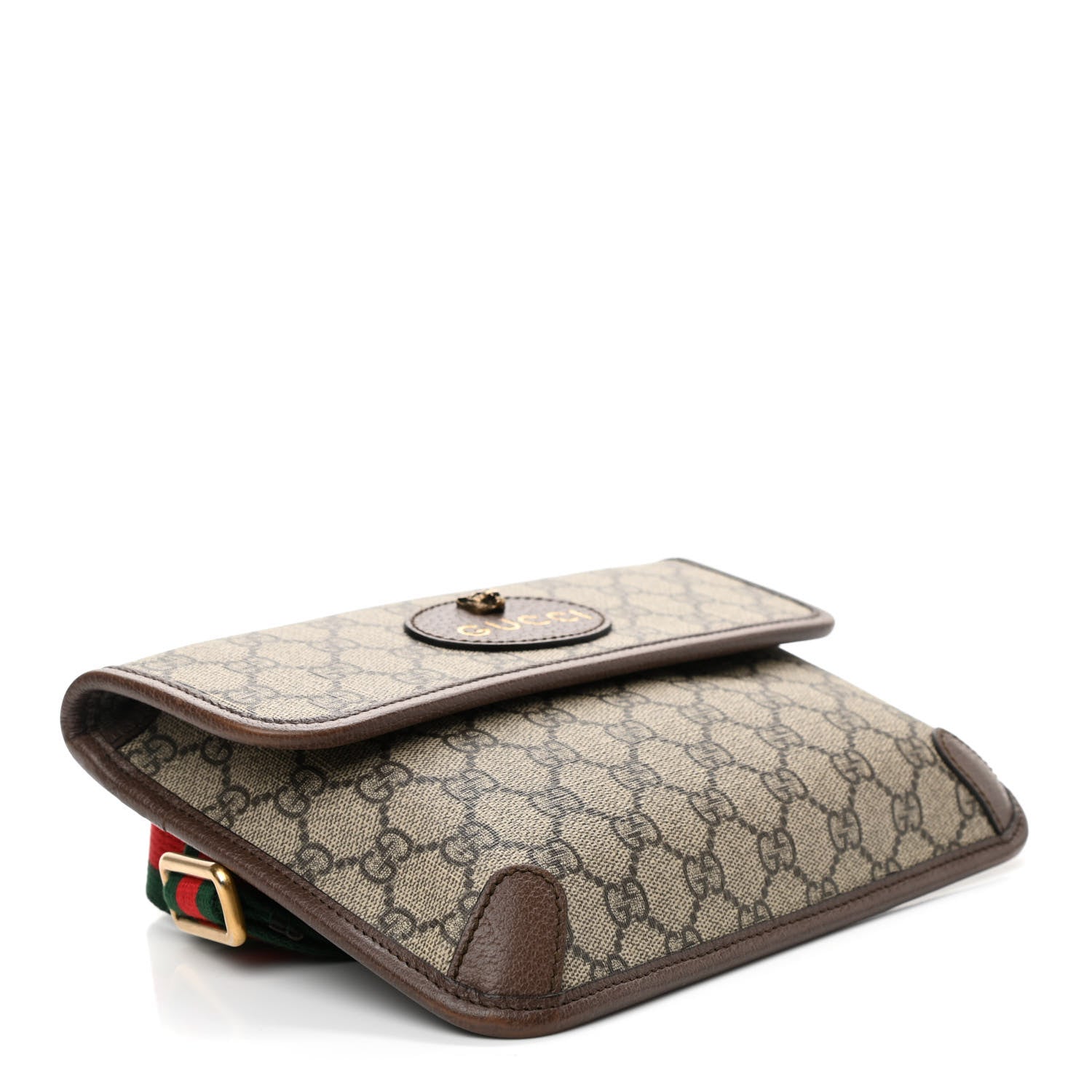 Gucci GG Supreme Monogram Neo Vintage Web Belt Bag Brown 3 of 10