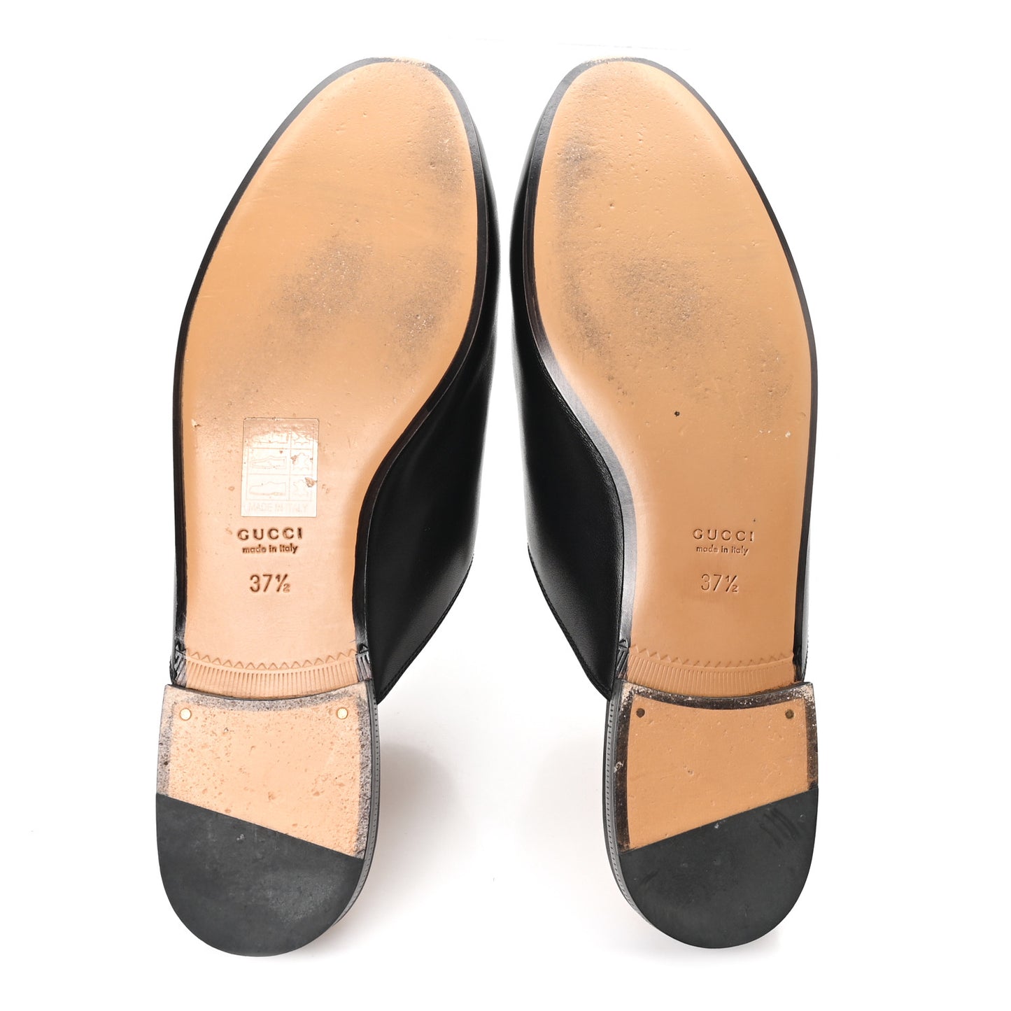 Calfskin Womens Princetown Slippers 37.5 Black