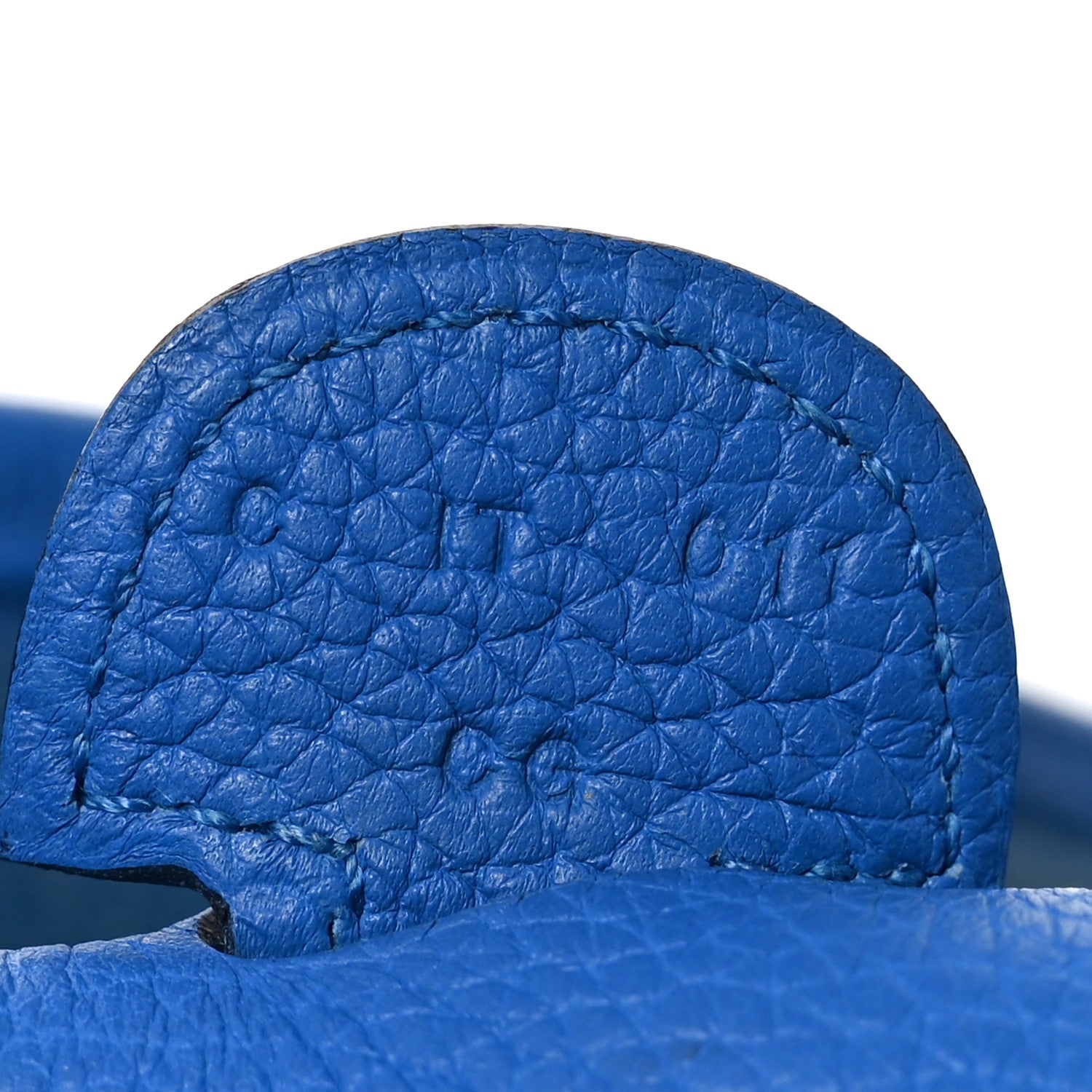 エルメス　モカシンパリ　37.5 ブルーシエル Hermes Taurillon Clemence Evelyne III PM Bleu Zellige 1843312