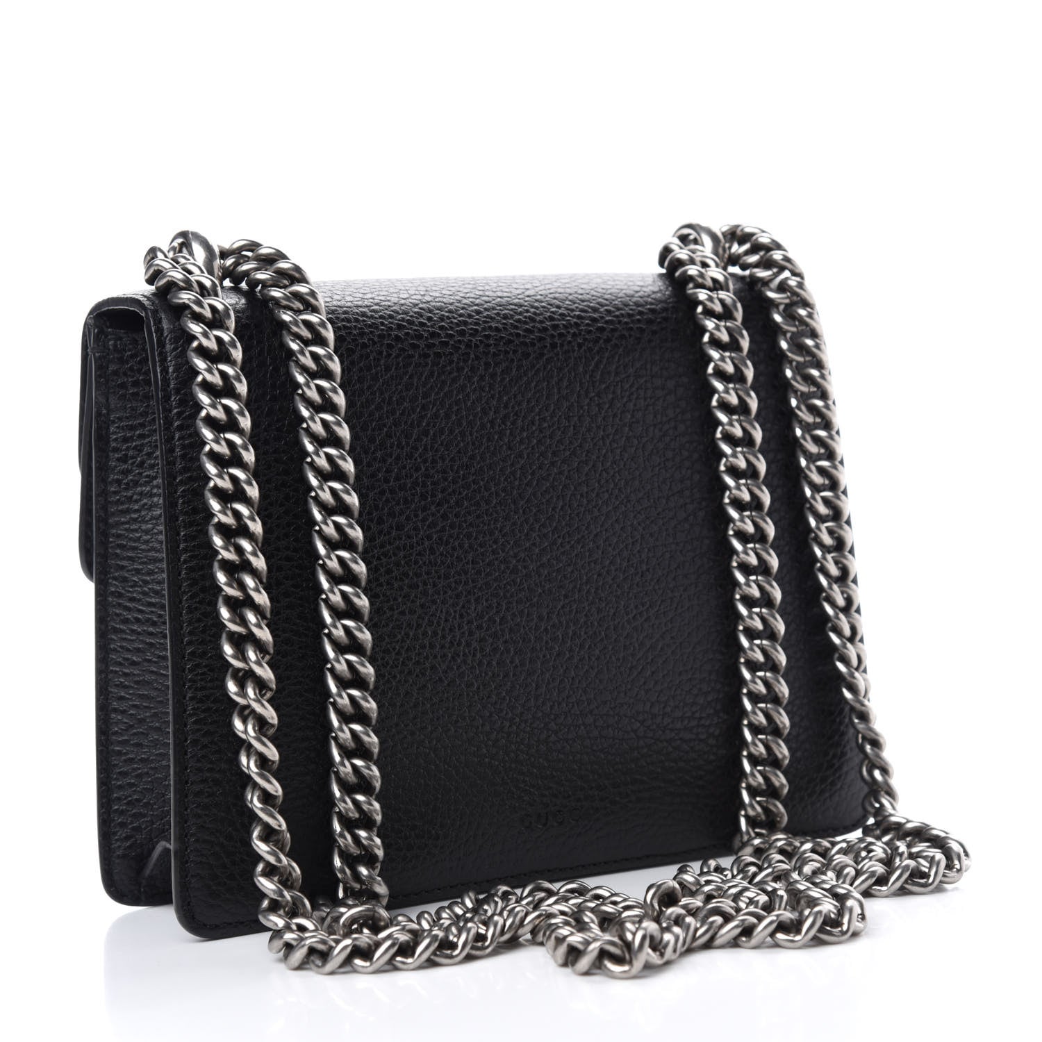 Gucci Calfskin Mini Dionysus Shoulder Bag Black 3 of 10