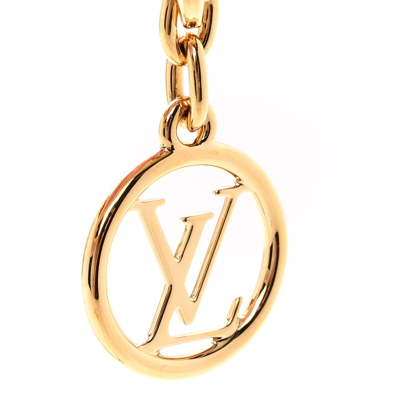 Metal Lily Chain Strap Gold