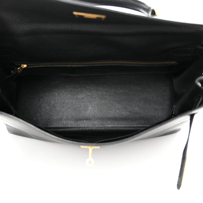 Hermes Ardennes Kelly Retourne 40 Black 5 of 13