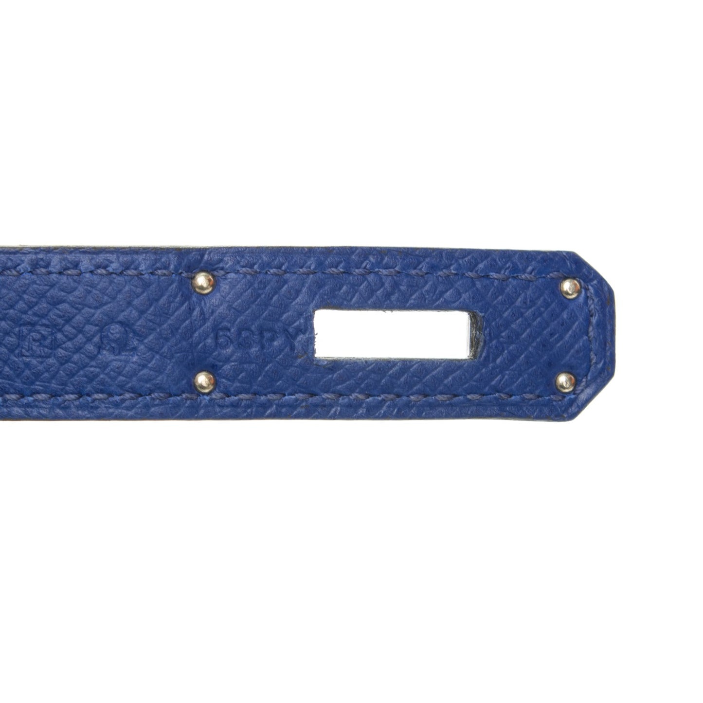 Epsom Birkin 35 Bleu Electrique