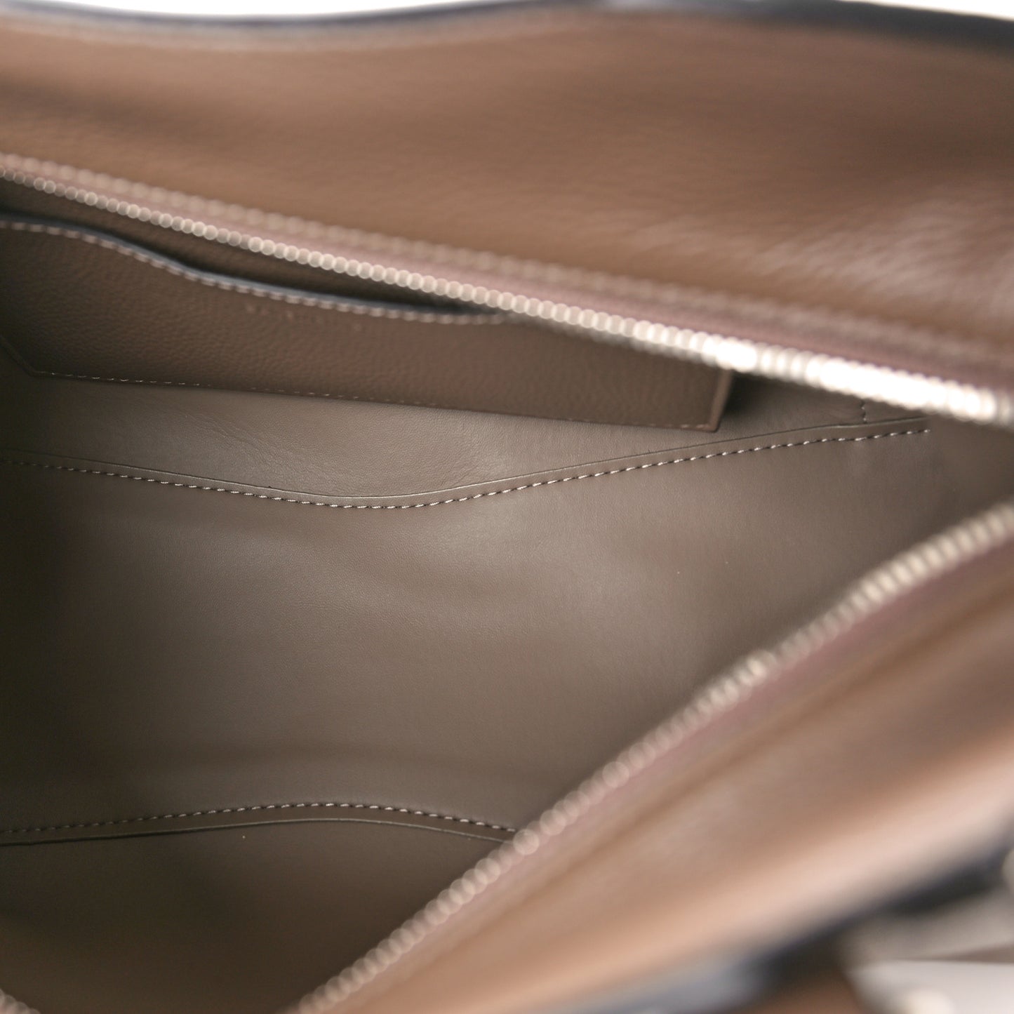 Grained Calfskin Neo Classic Silver Hardware S City Mink Grey