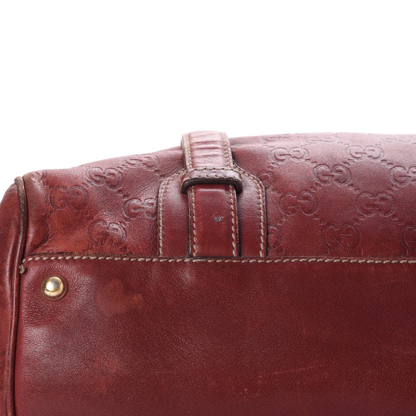 Guccissima 85th Anniversary Boston Rusty Red