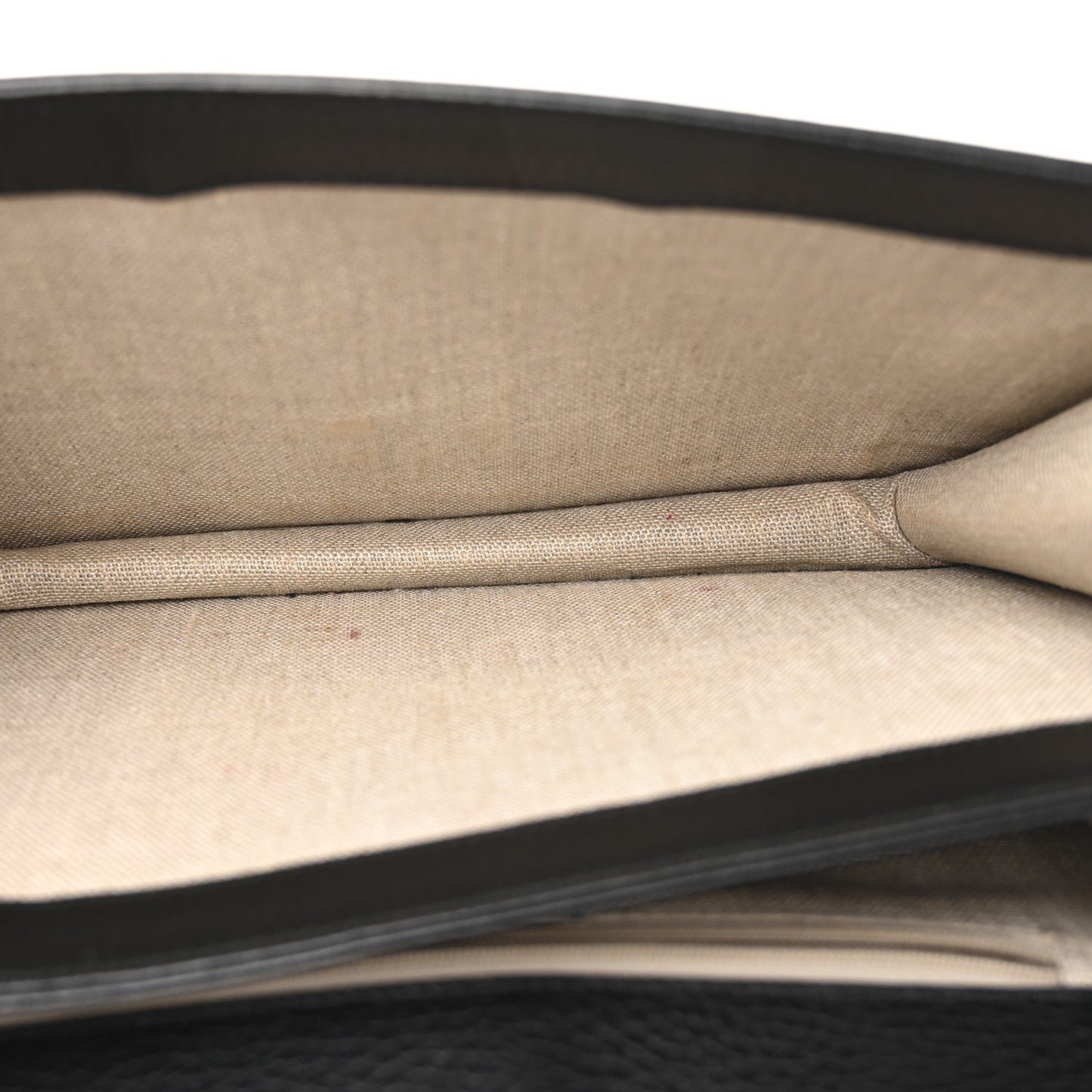 Dollar Calfskin Interlocking G Shoulder Bag Black