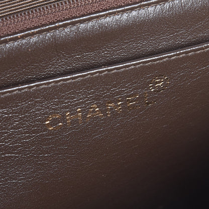 Chanel Suede Quilted Jumbo Single Flap Brown 8 of 9