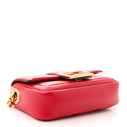 Fendi Nappa Apolo Mini Chain Baguette Red 4 of 12