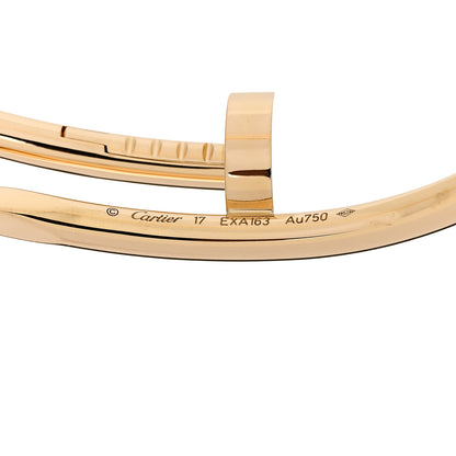 Cartier 18K Yellow Gold Juste Un Clou Bracelet 17 3 of 4