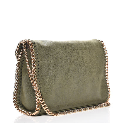 Stella McCartney Shaggy Deer Falabella Mini Crossbody Bag Green 3 of 8