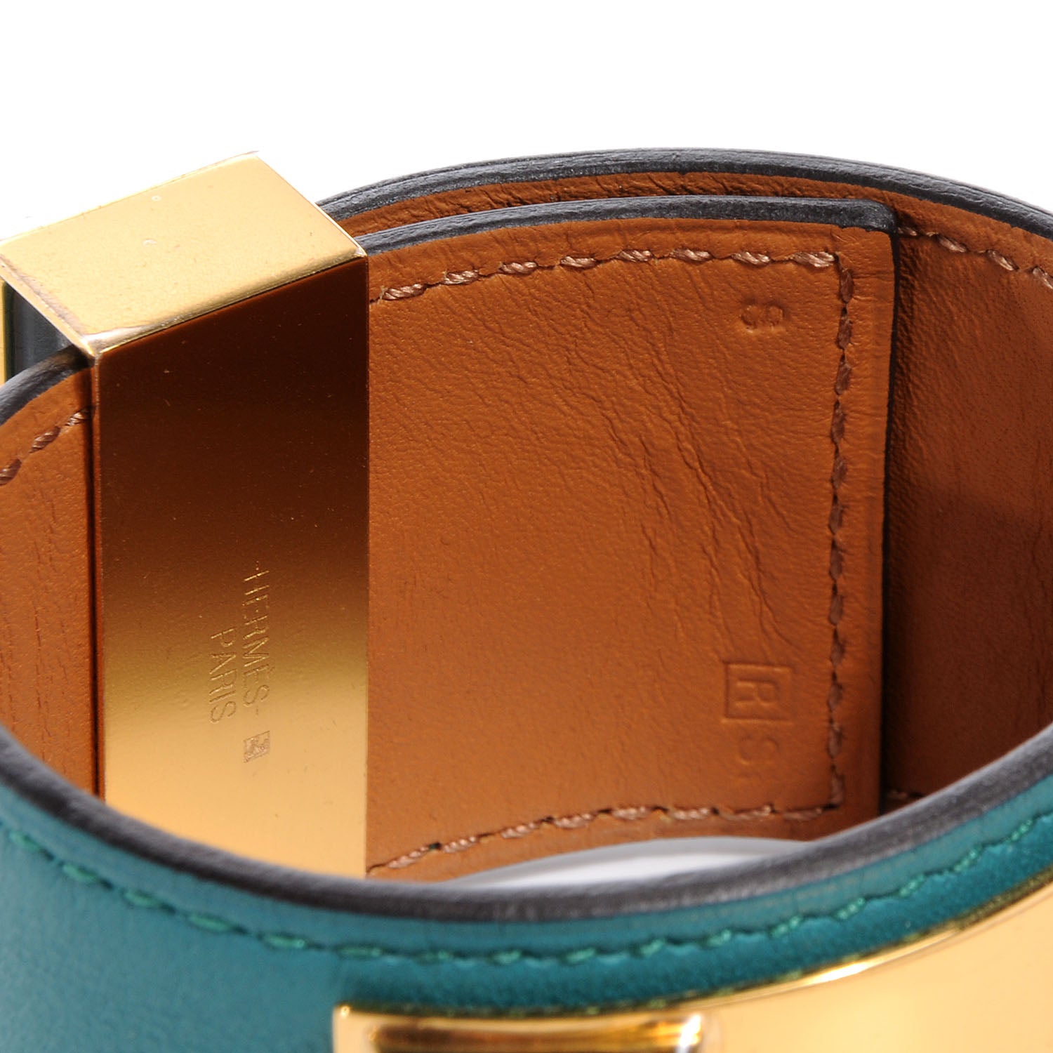 Hermes Swift Collier de Chien CDC Bracelet Small Malachite 7 of 7