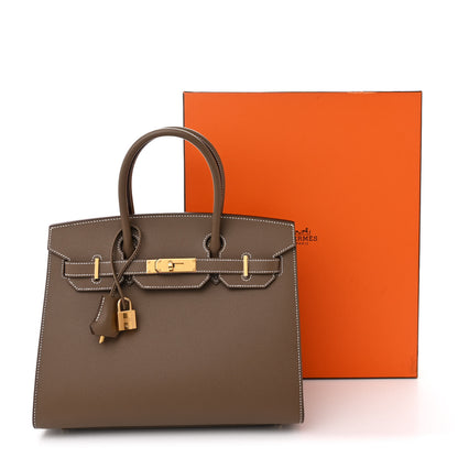 Hermes Epsom Birkin Sellier 30 Etoupe 10 of 10