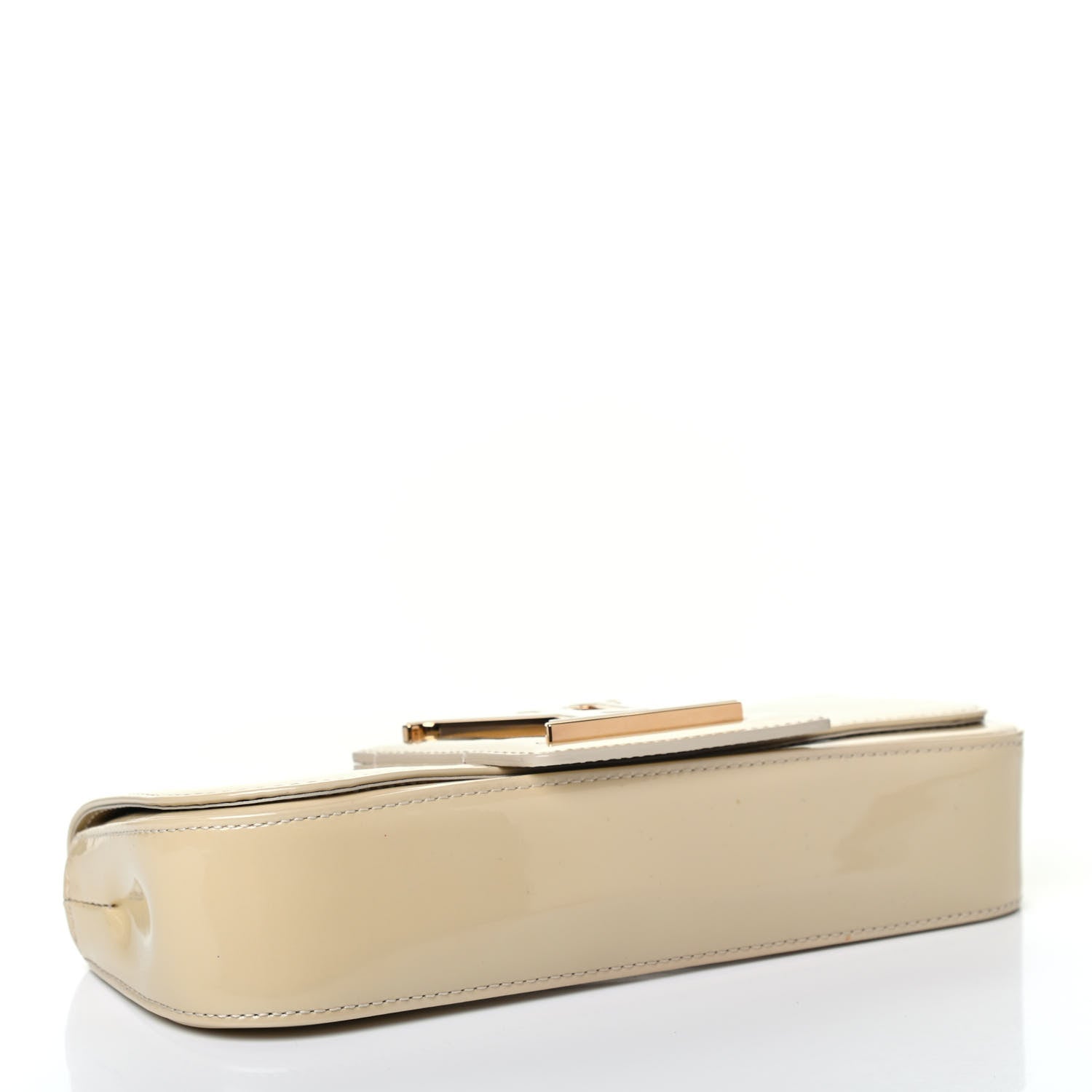 Louis Vuitton Patent Sobe Clutch Blanc Corail 3 of 4