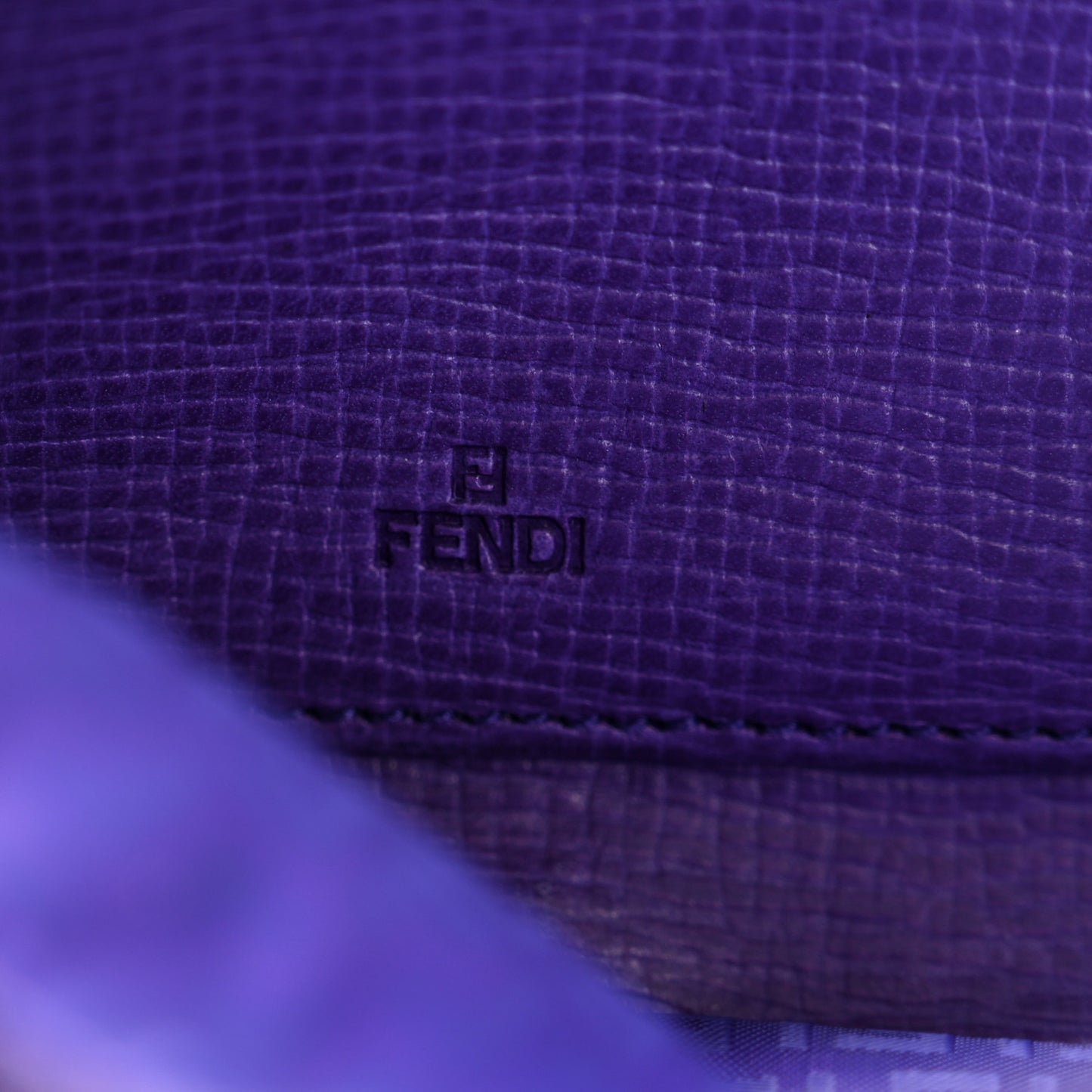 Zucca Spalmati Vitello Elite Zip Around Wallet Tobacco Viola