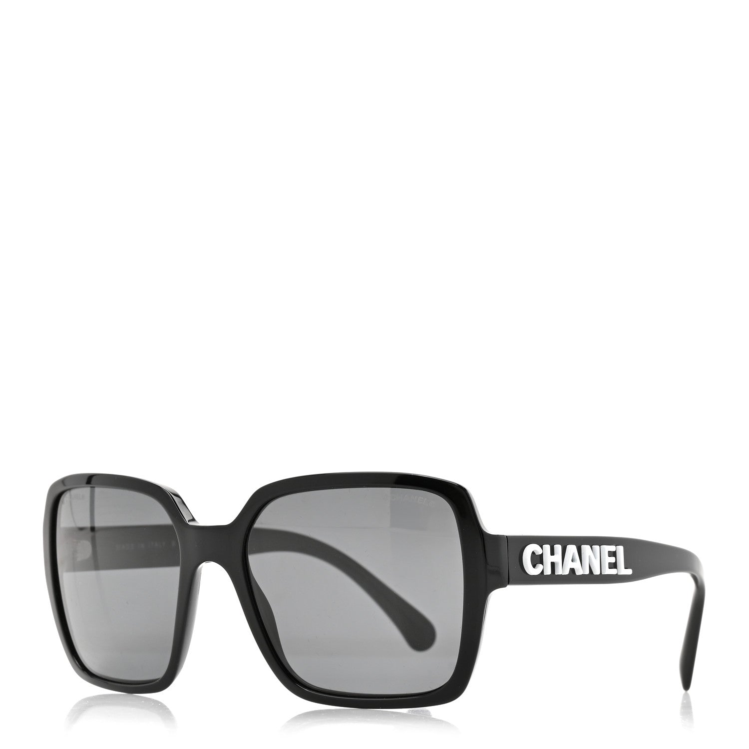 Chanel Acetate Square Sunglasses 5408 Black 1 of 8