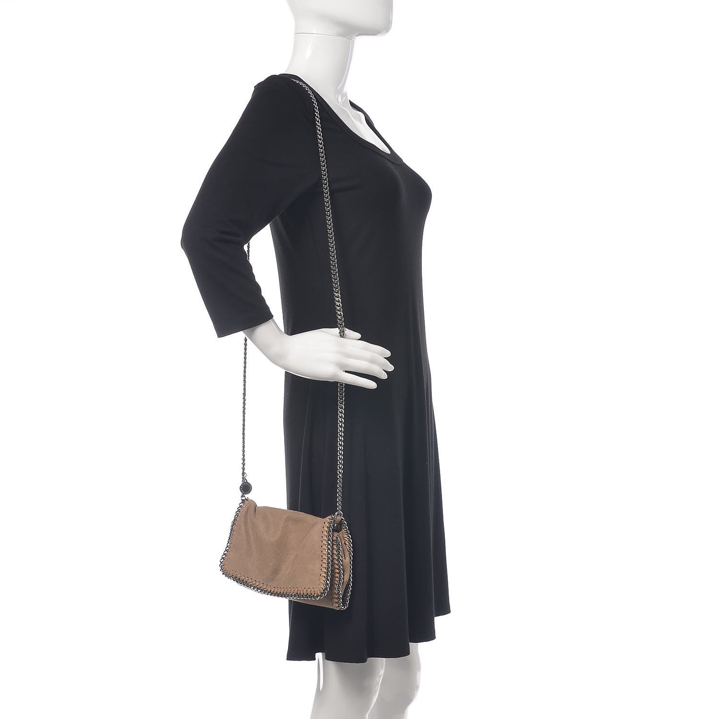 Shaggy Deer Falabella Crossbody Bag Taupe