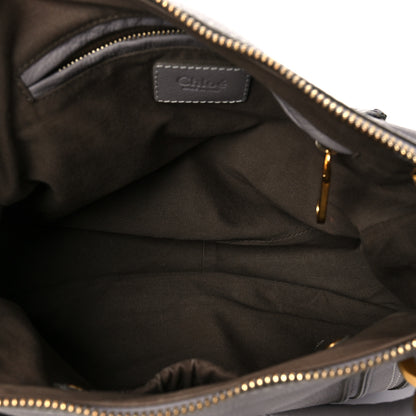 Chloe Calfskin Medium Marcie Satchel Cashmere Grey 5 of 6