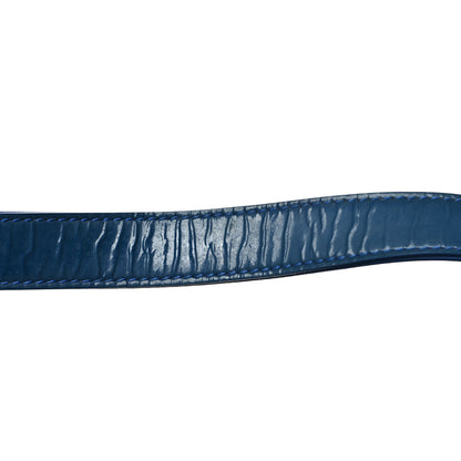 Chanel Patent Calfskin Quilted New Medium Plexiglass Boy Flap Blue 11 of 12