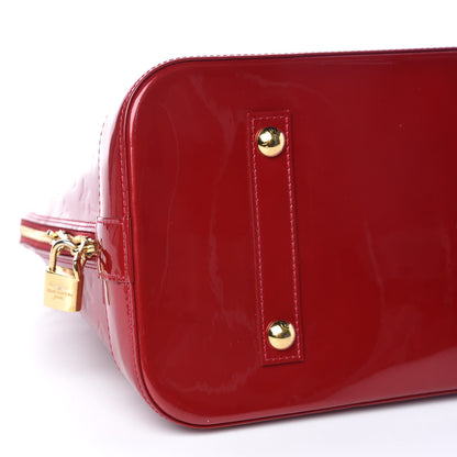 Louis Vuitton Vernis Alma GM Pomme D'Amour 14 of 20