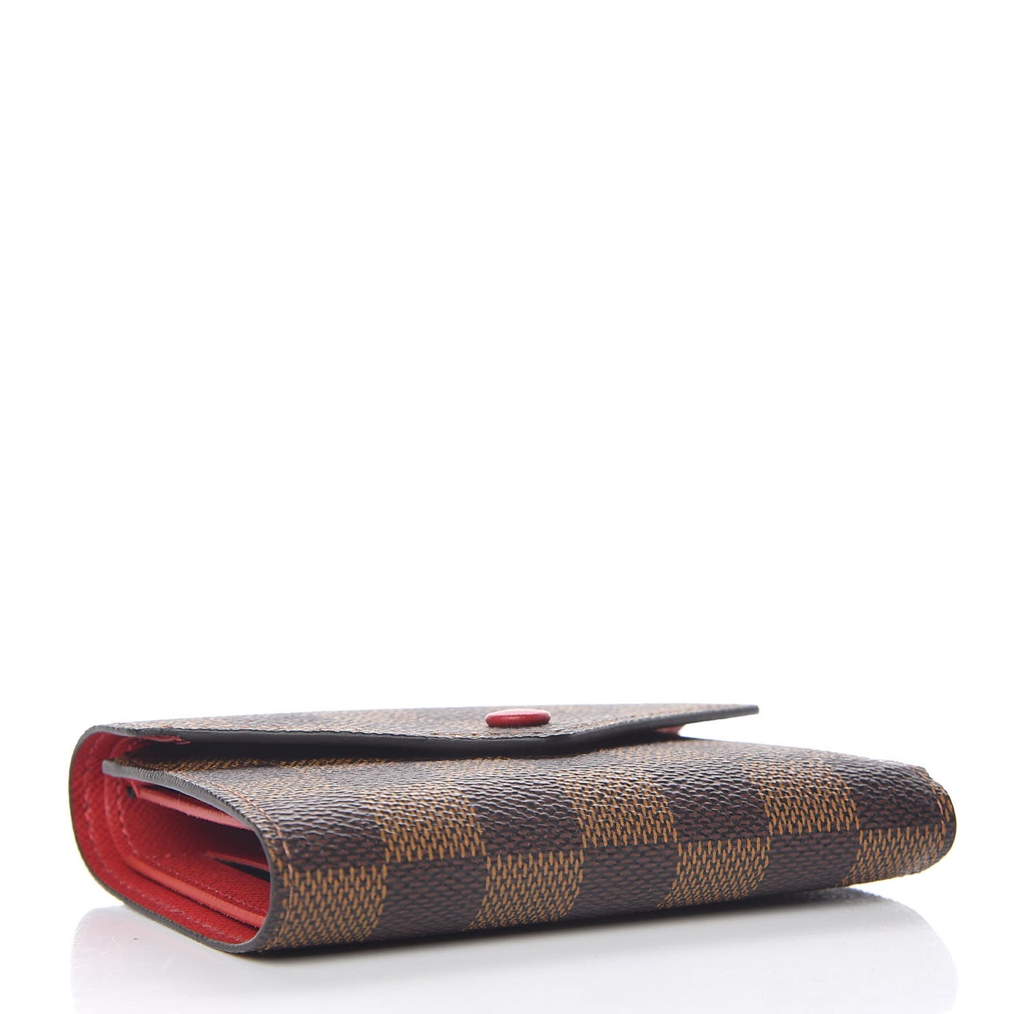 Damier Ebene Victorine Wallet Red