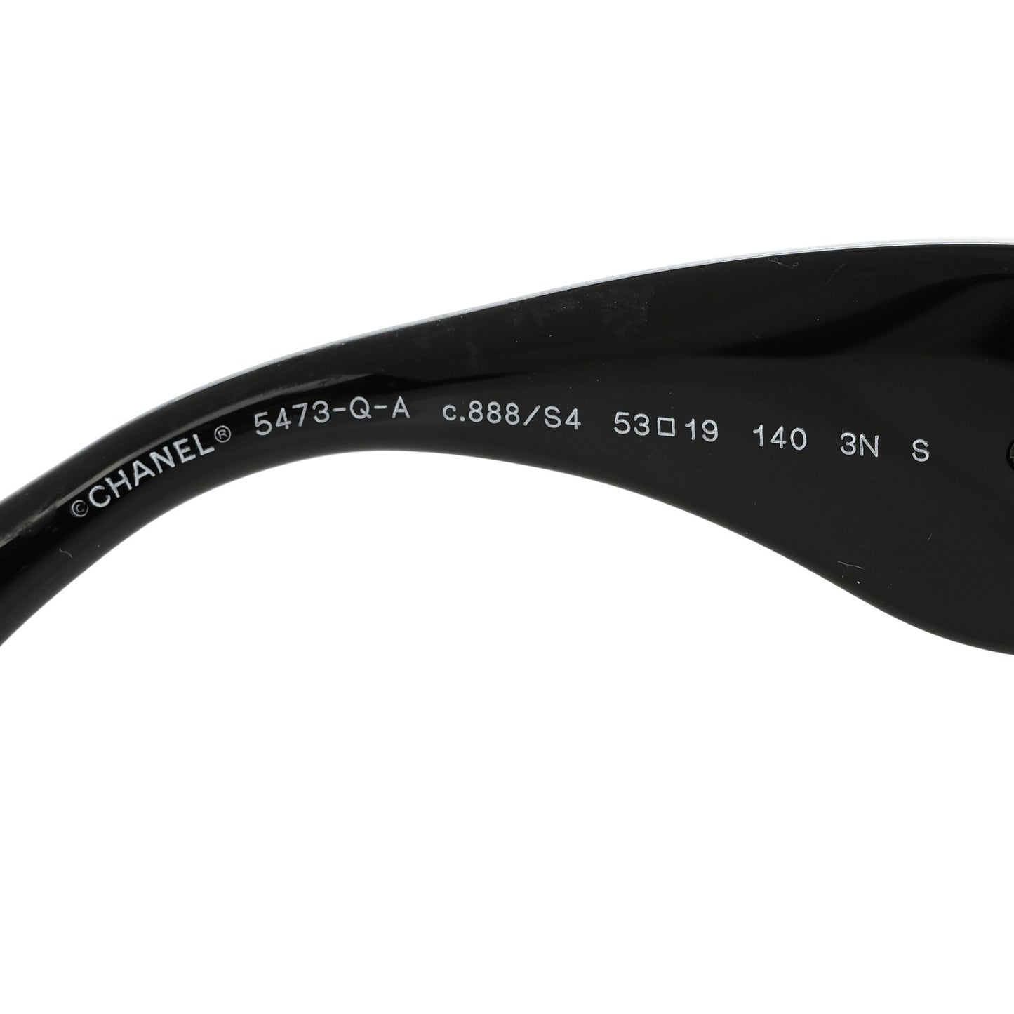 Acetate Calfskin Polarized Square Sunglasses 5473-Q-A Black