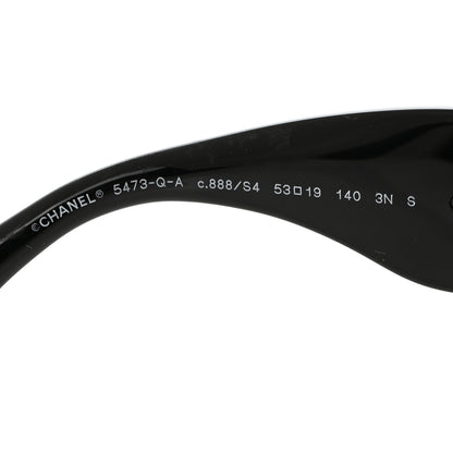 Chanel Acetate Calfskin Polarized Square Sunglasses 5473-Q-A Black 5 of 7