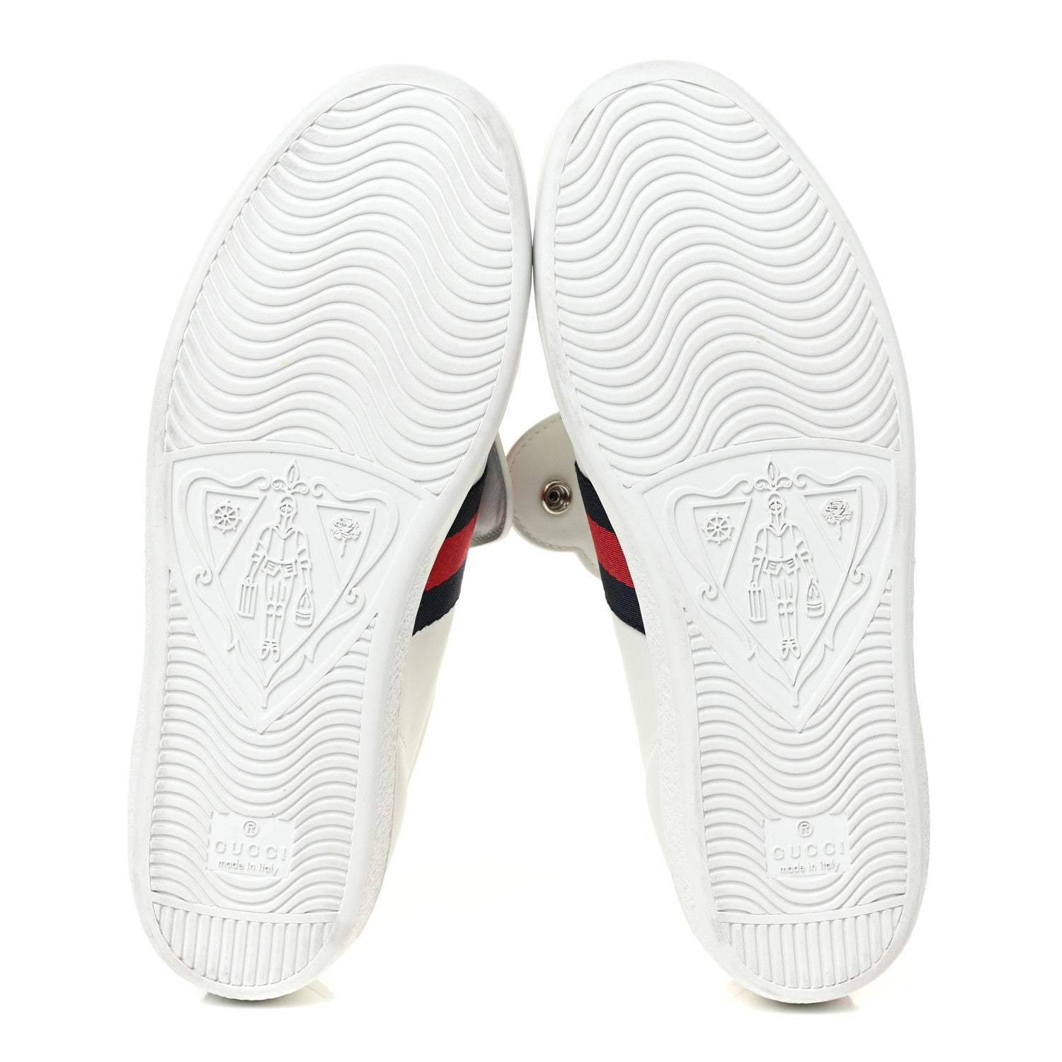 Gucci Calfskin Ayers Blind For Love Embroidered Womens Ace Sneakers 38 White 6 of 15