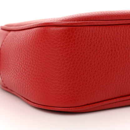 Gucci Pebbled Calfskin Small Soho Disco Bag Tabasco Red 9 of 10