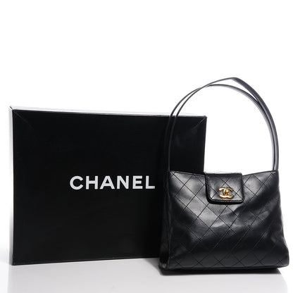 Chanel Lambskin Diamond Stitch Shoulder Bag Black 6 of 11