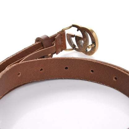 Gucci Faded Calfskin Double G 20mm Belt 95 38 Cuir 3 of 6