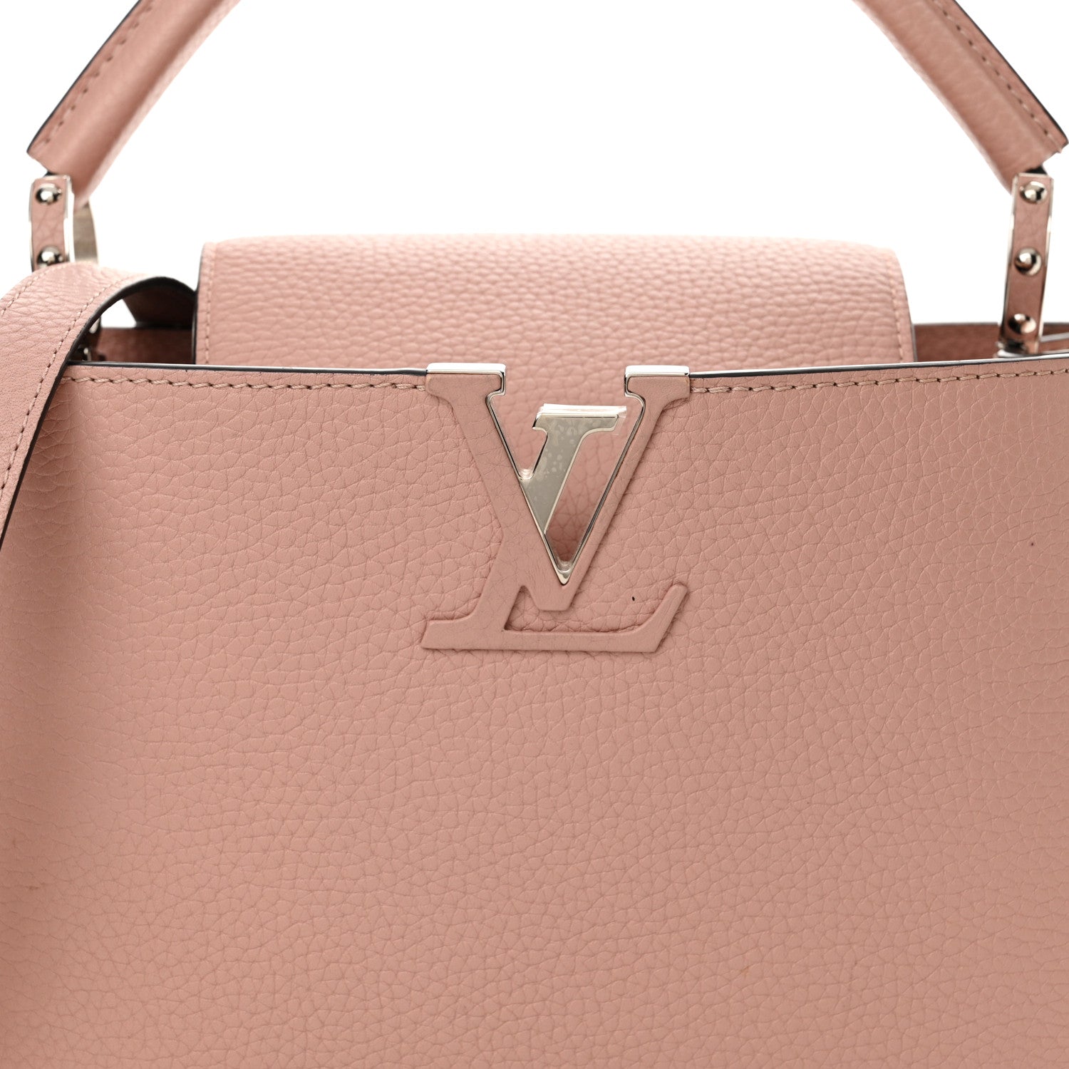 Louis Vuitton Taurillon Capucines PM Magnolia 7 of 10