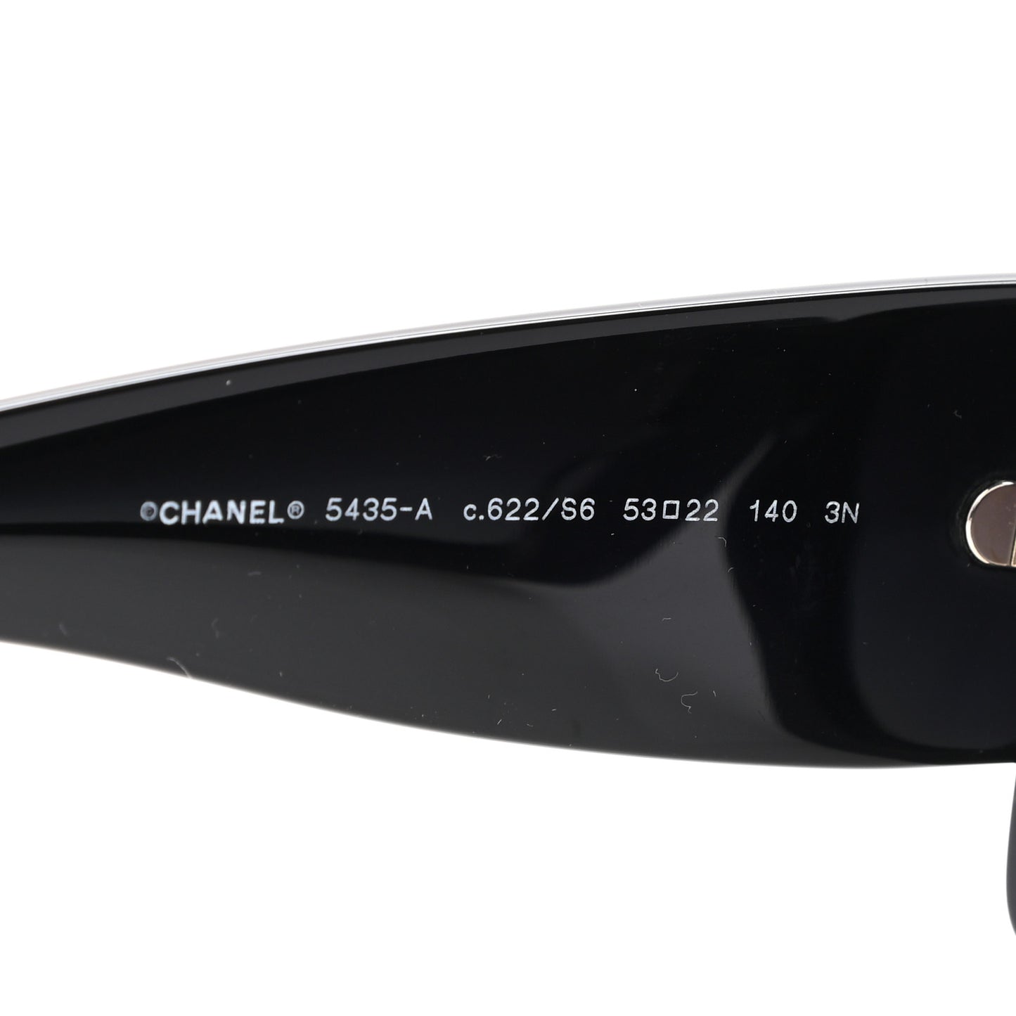 Acetate Rectangle Sunglasses 5435 Black