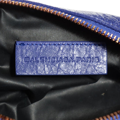 Balenciaga Agneau Giant 12 Rose Gold Hardware Pencil Case S Bleu Lavande 7 of 11