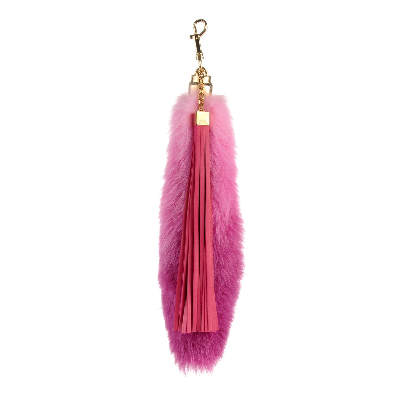 Louis Vuitton Fox Fur Foxy Bag Charm Rose 1 of 3