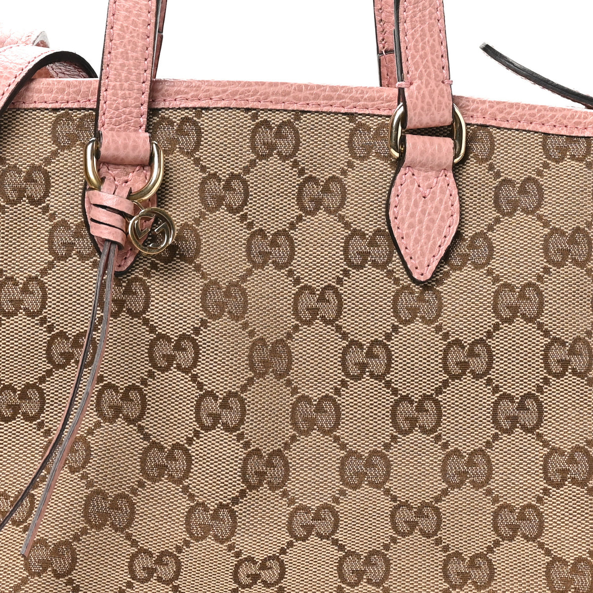 Gucci Monogram Small Bree Tote Beige Soft Pink 8 of 10
