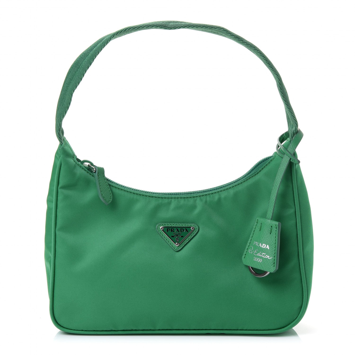 Prada Tessuto Nylon Mini Re-Edition 2000 Bag Menta 1 of 4
