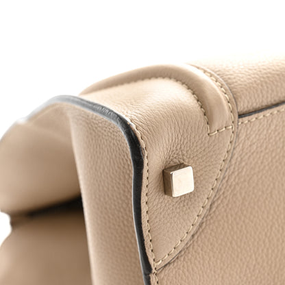 Celine Drummed Calfskin Mini Luggage Dune 11 of 11
