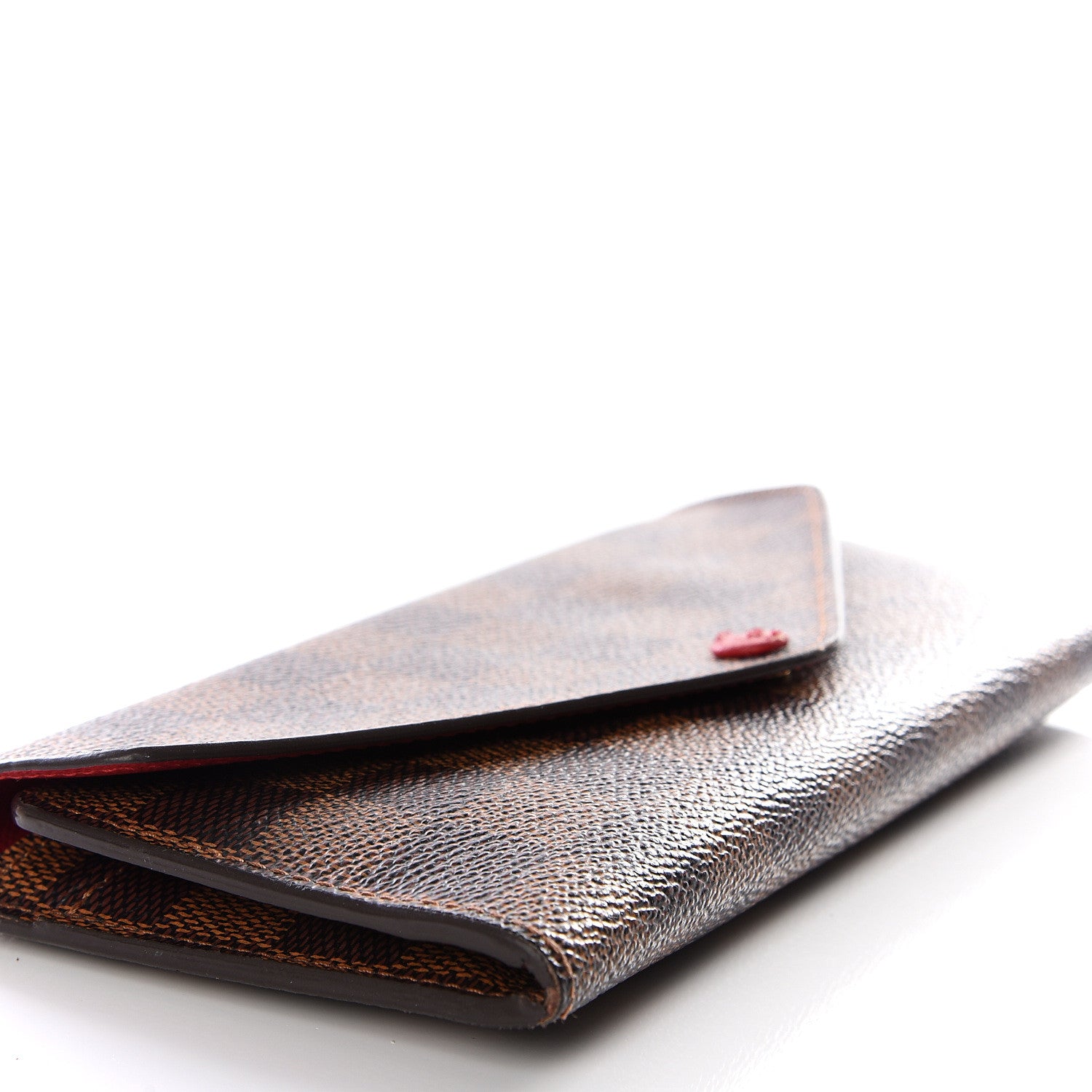 Louis Vuitton Damier Ebene Josephine Wallet Red 6 of 10