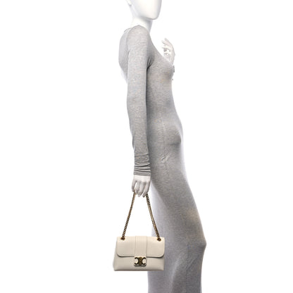 Celine Supple Calfskin Teen Victoire White 2 of 9