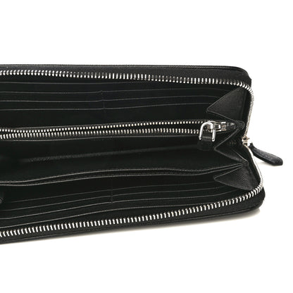 Prada Tessuto Nylon Zip Around Wallet Black 5 of 12