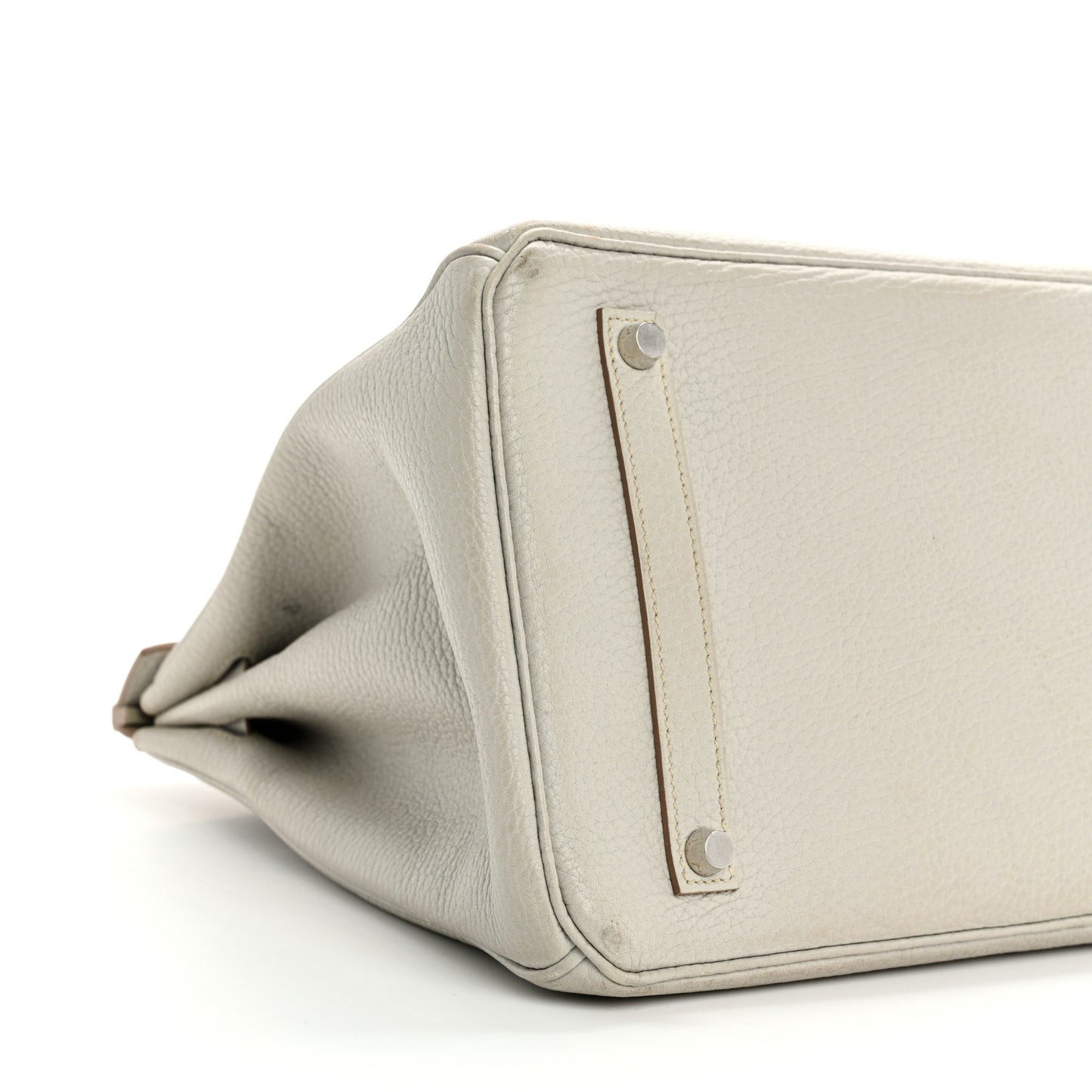 Taurillon Clemence Birkin 35 Gris Perle
