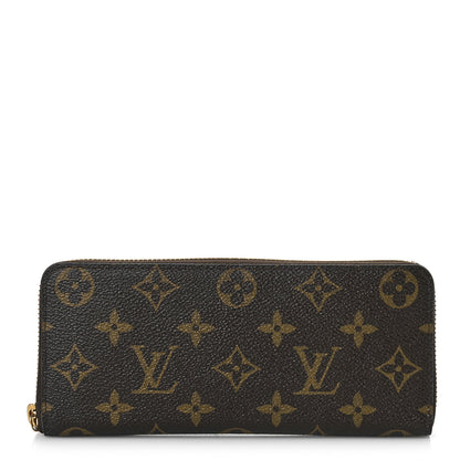 Louis Vuitton Monogram Clemence Wallet Rose Ballerine 1 of 8